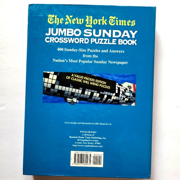 New York Times Crossword Puzzle Books Set of 2 - Picture 3 of 8